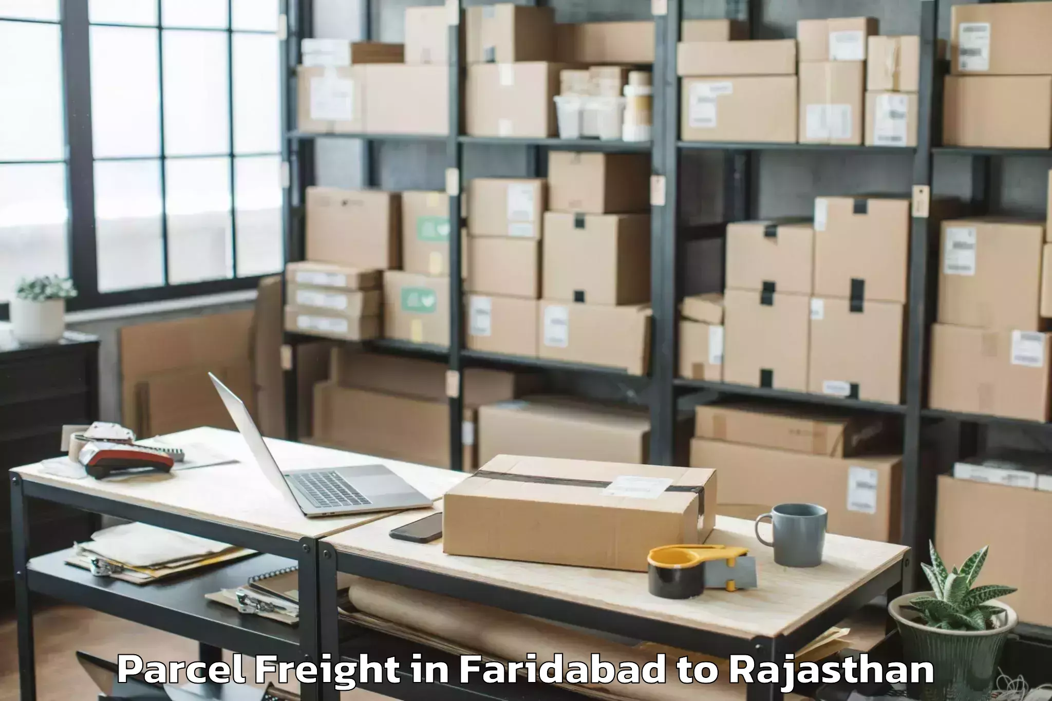 Comprehensive Faridabad to Bhadasar Parcel Freight